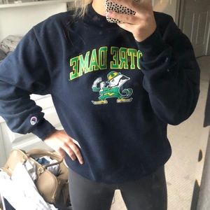 Notre Dame crew neck